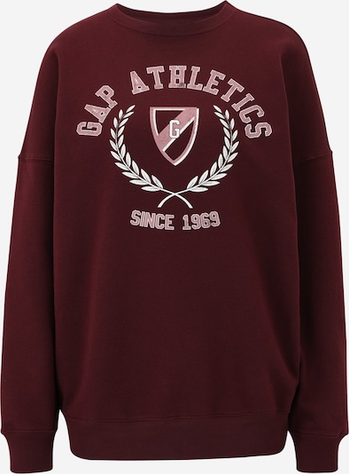 Gap Tall Collegepaita värissä vaalea pinkki / burgundin punainen / valkoinen, Tuotenäkymä