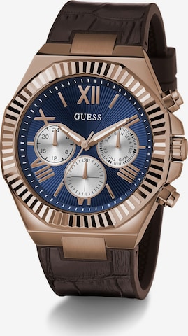 GUESS Analogt ur 'EQUITY' i brun: forside
