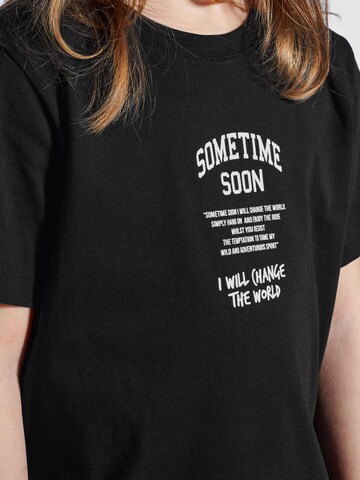 SOMETIME SOON T-Shirt 'Dimas' in Schwarz