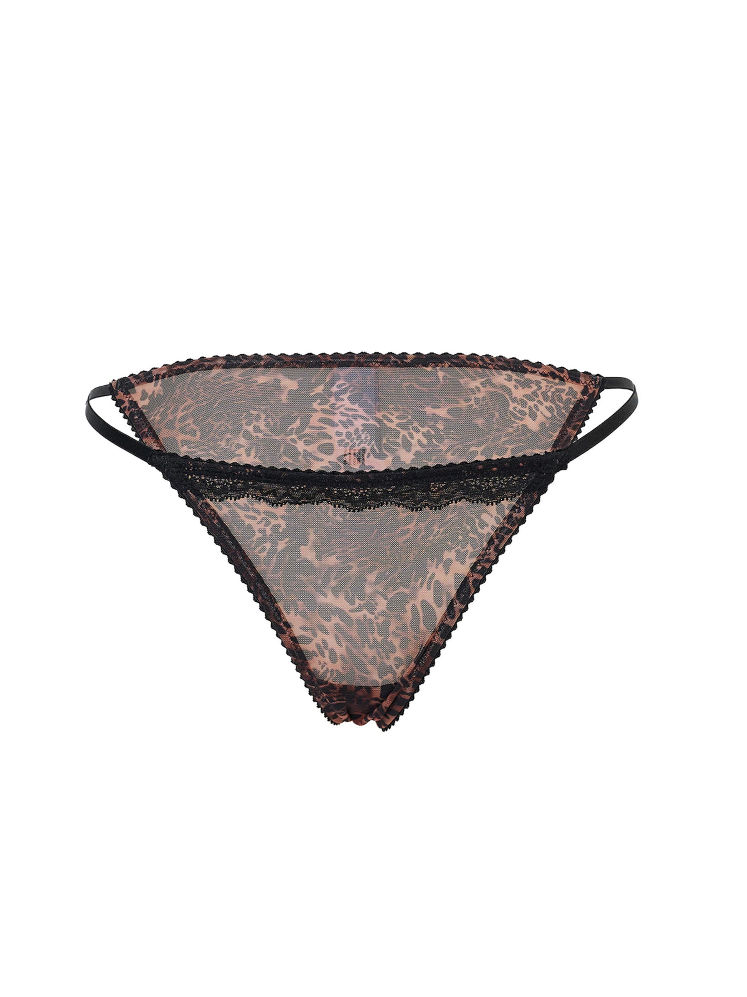 Dagi Slip in Bruin: voorkant