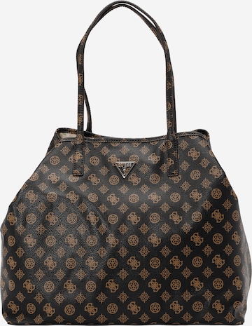 GUESSShopper torba 'Eco Victtoria' - smeđa boja: prednji dio