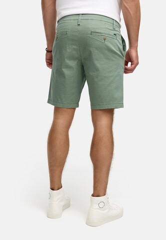 Regular Pantalon chino 'Lubin' INDICODE JEANS en vert