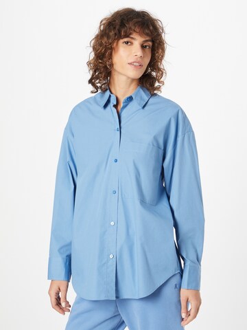 Abercrombie & Fitch Blouse in Blauw: voorkant