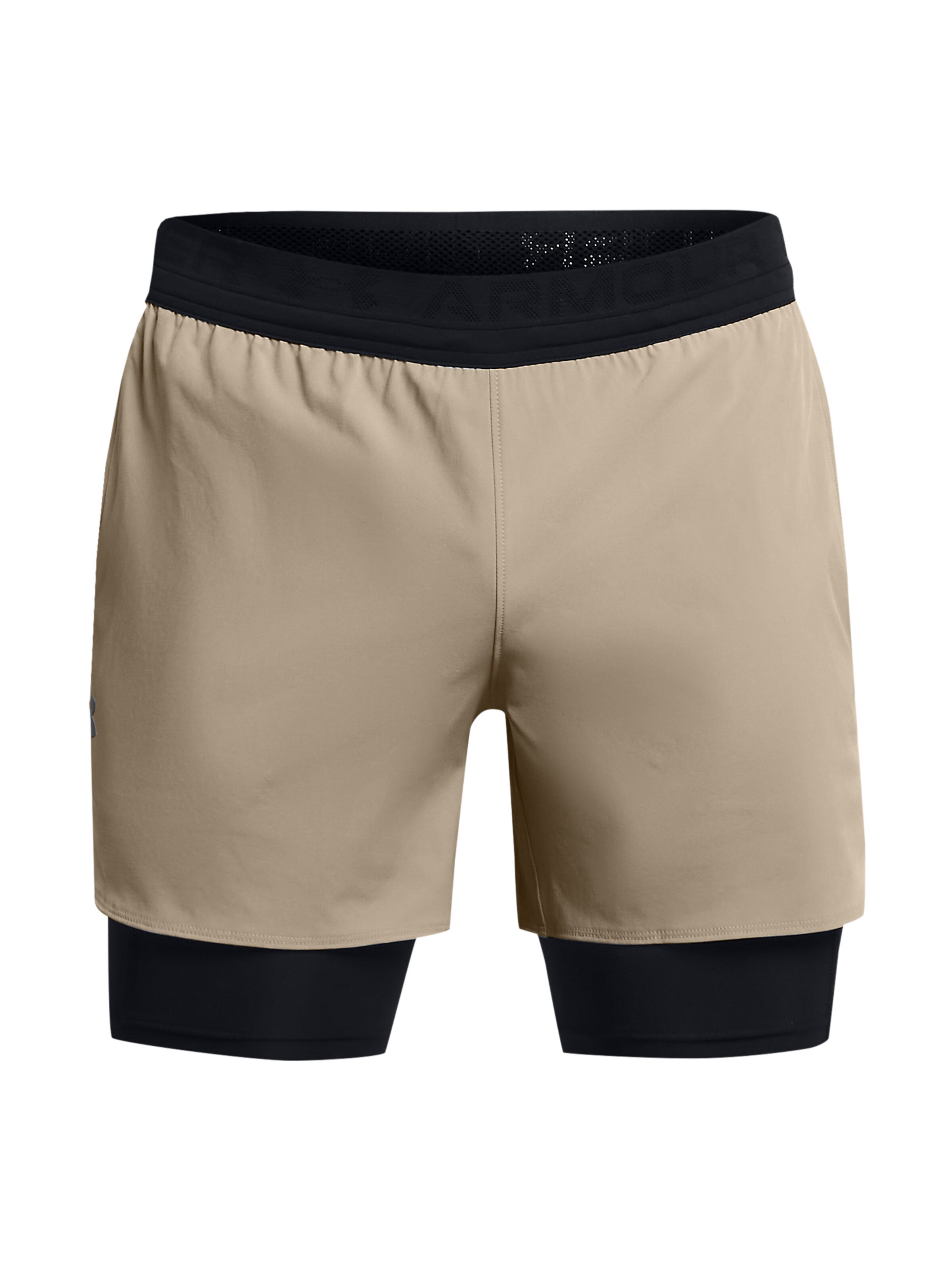 UNDER ARMOUR Sports trousers 'Vanish Elite 2in1' in Brown: front