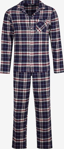 Loungeable Pyjama in Blau: Vorderseite