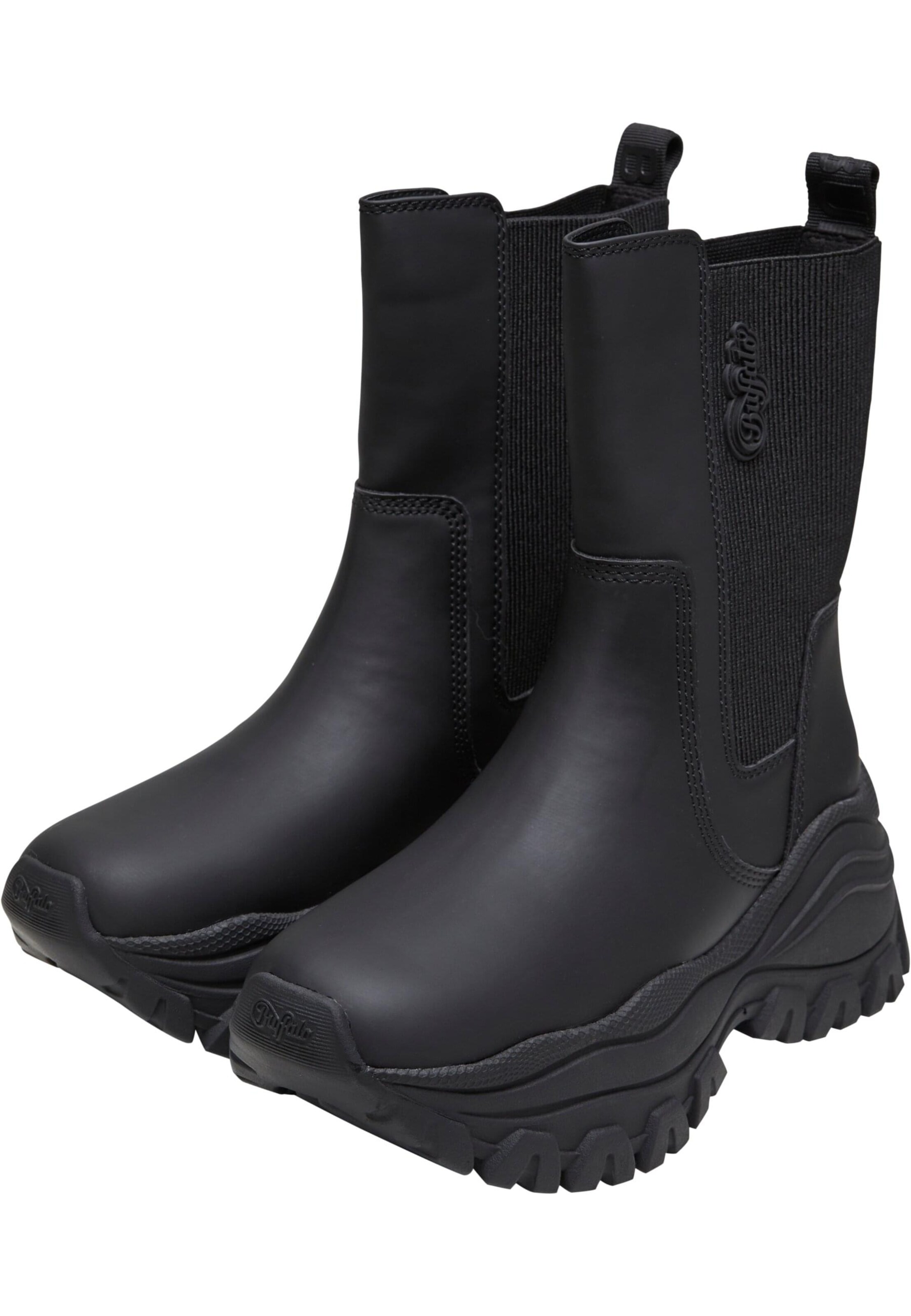 Chelsea Boots 'Lola' BUFFALO en noir : devant