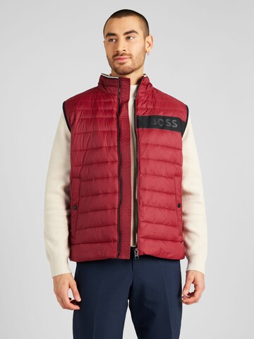 BOSS Vest 'Darolan' in Red: front