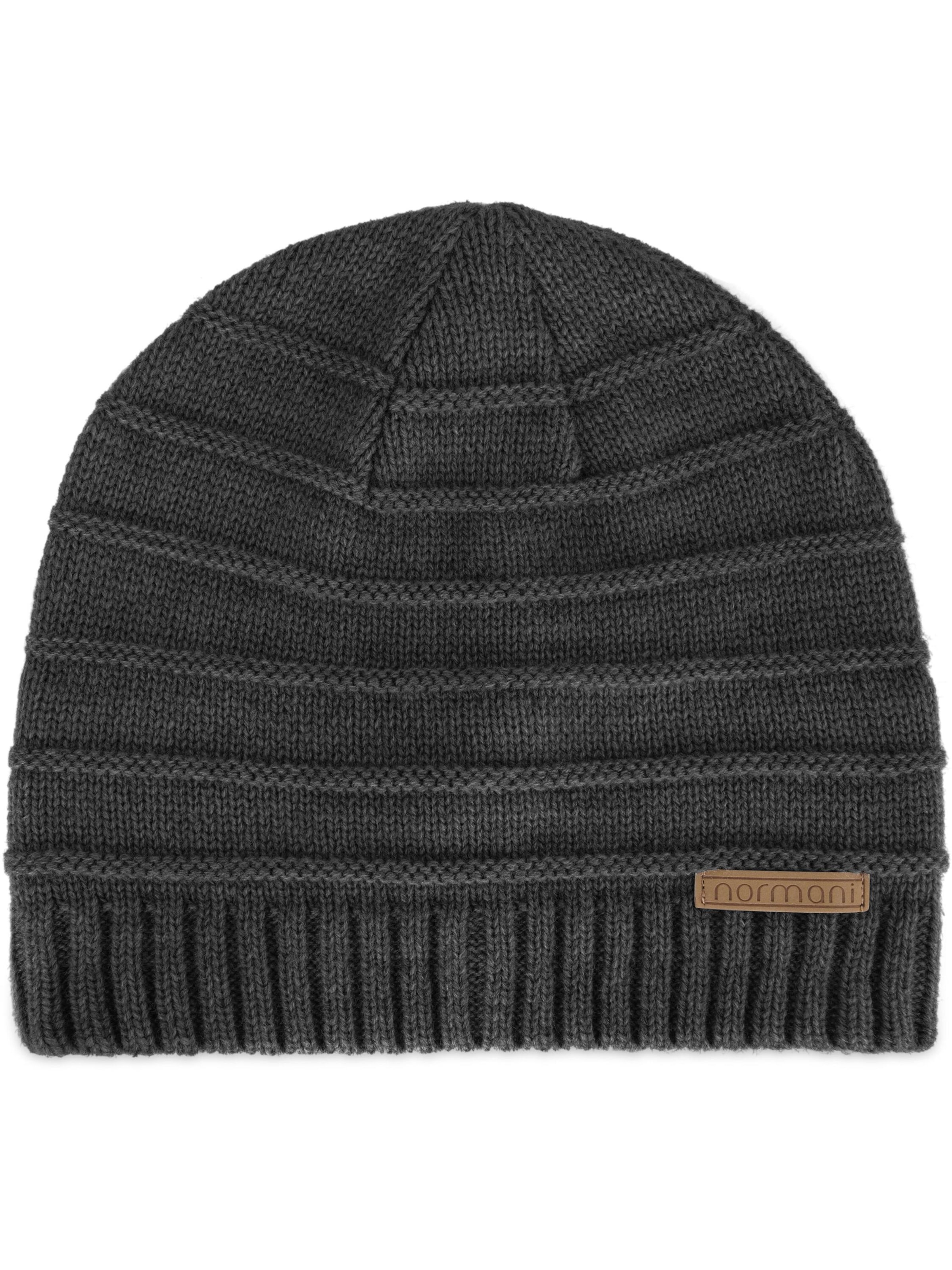 normani Mütze 'Yonce' in Grau: Vorderseite