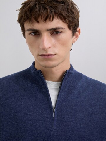 Scalpers Pulóver 'Peak' - kék