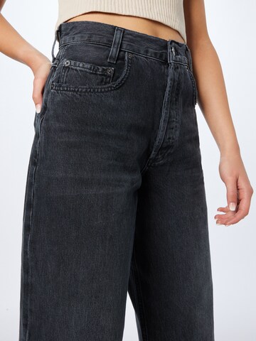 AGOLDE regular Jeans 'Tapered Baggy' i sort