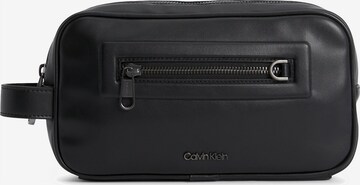 Calvin Klein Toiletry Bag in Black: front