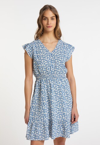 MYMO Summer dress in Blue: front