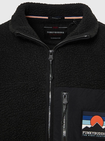 Funky Buddha Fleece jacket in Black
