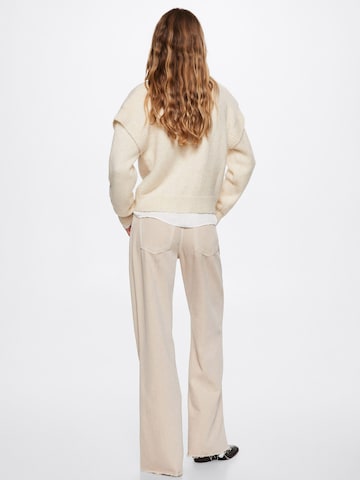 MANGO Pullover 'Mayo' in Beige