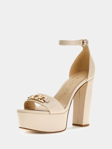 GUESS Sandals 'Settle' in Beige