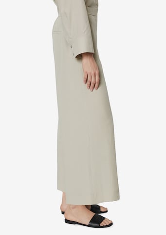 Marc O'Polo Wide leg Broek in Beige