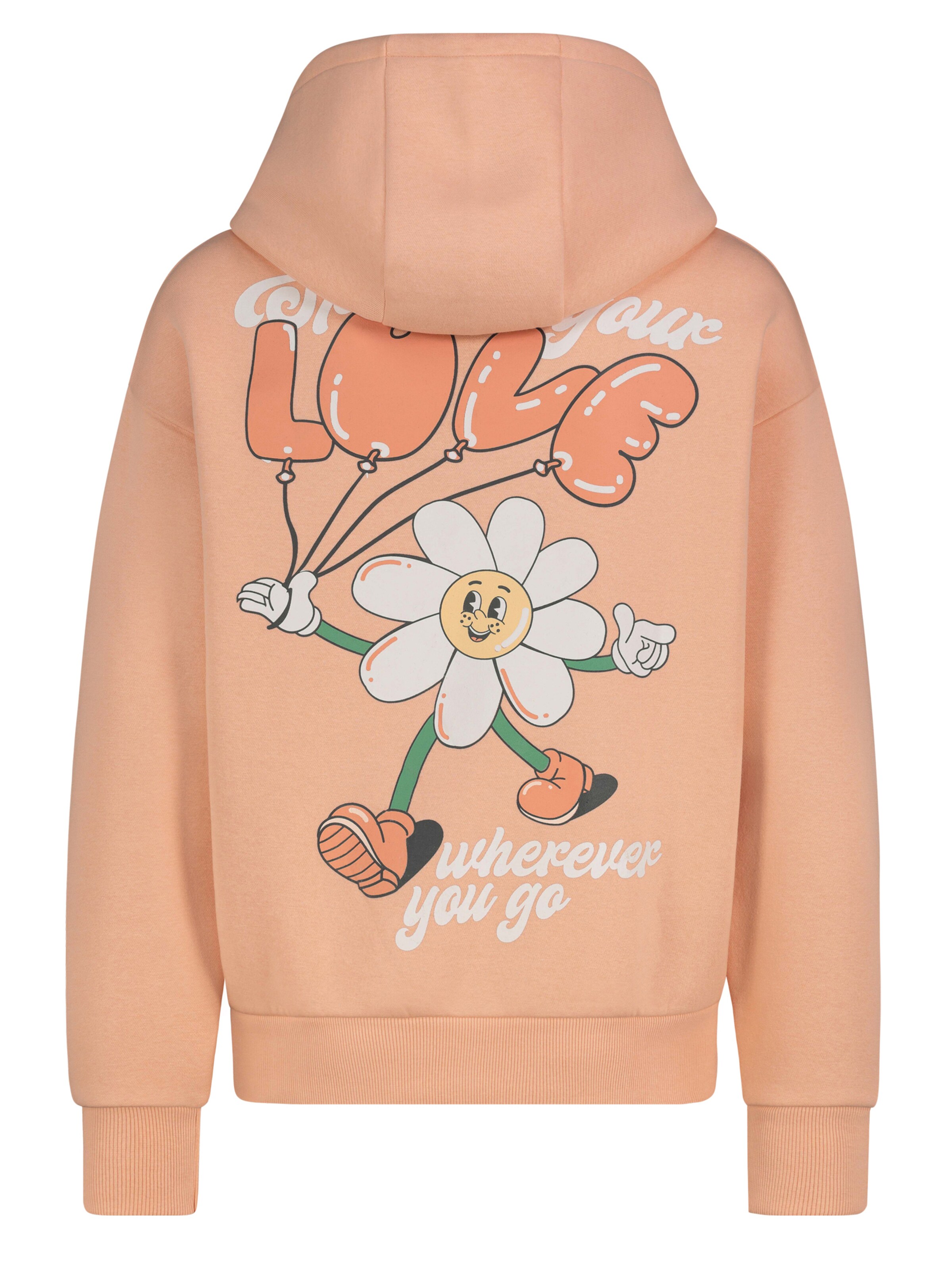 Sublevel Sweatshirt 'Goodvibes' in Orange