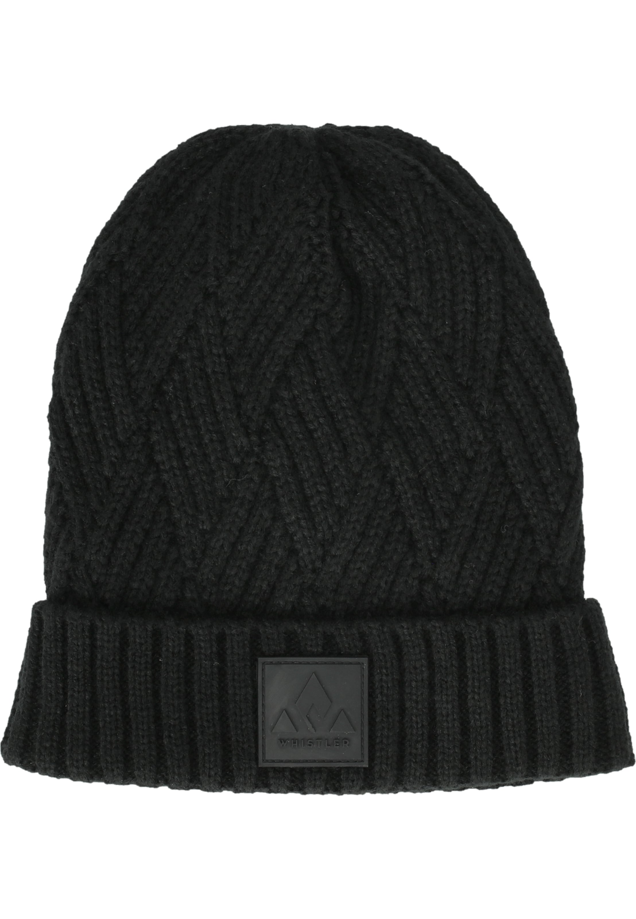 Whistler Beanie 'Fjord' in Black: front