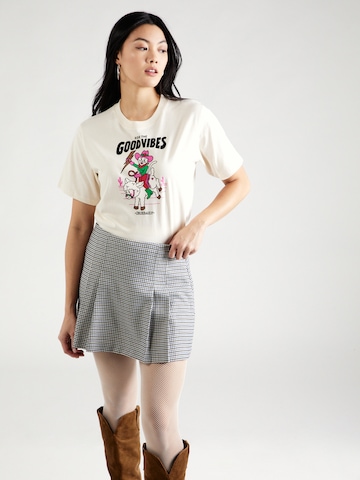 T-shirt 'Good Vibes' Iriedaily en blanc