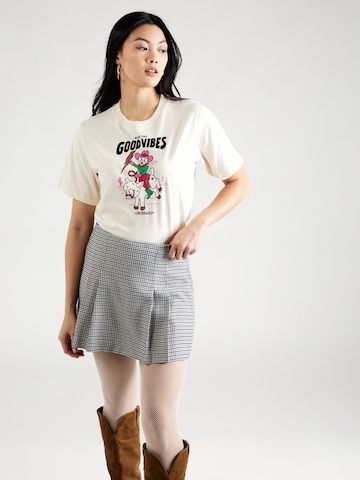 Iriedaily - Camiseta 'Good Vibes' en blanco