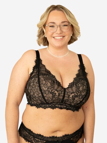 SugarShape Bustier BH 'Sensla' in Schwarz: Vorderseite