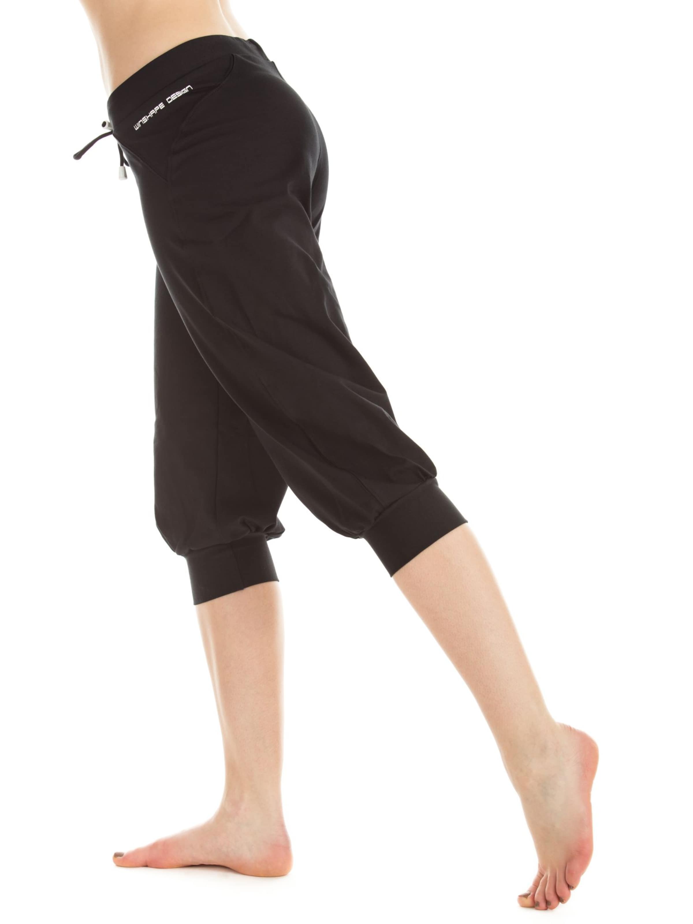 Winshape Tapered Sporthose 'WBE5' in Schwarz