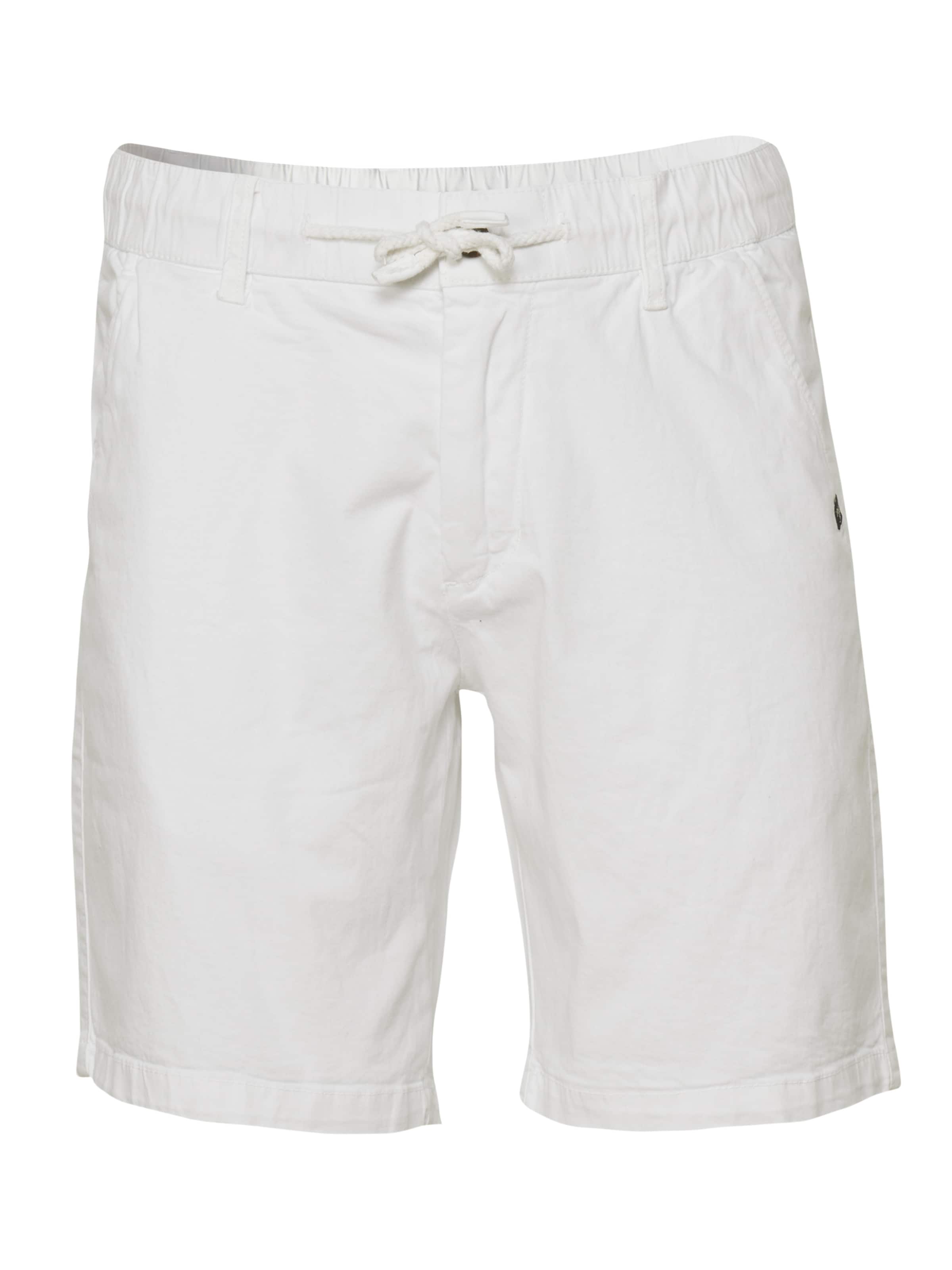 Pantalon KOROSHI en blanc : devant