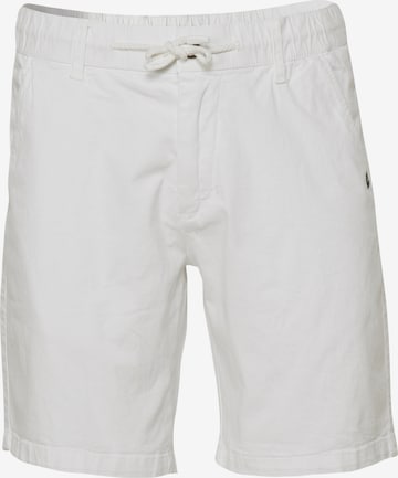 KOROSHI Regular Trousers in White: front