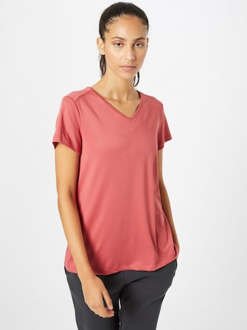 ESPRIT Λειτουργικό μπλουζάκι σε ροζ: μπροστά