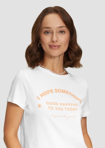 T-shirt QS en blanc