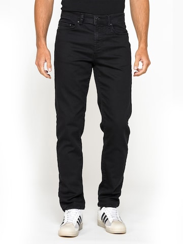 Carrera Jeans Regular Jeans 'Overdyed Passport'‌‌‌‌ in Schwarz