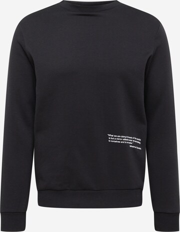 WESTMARK LONDON Sweatshirt in Zwart: voorkant