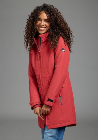 POLARINO Funktionsjacke in Rot: Vorderseite