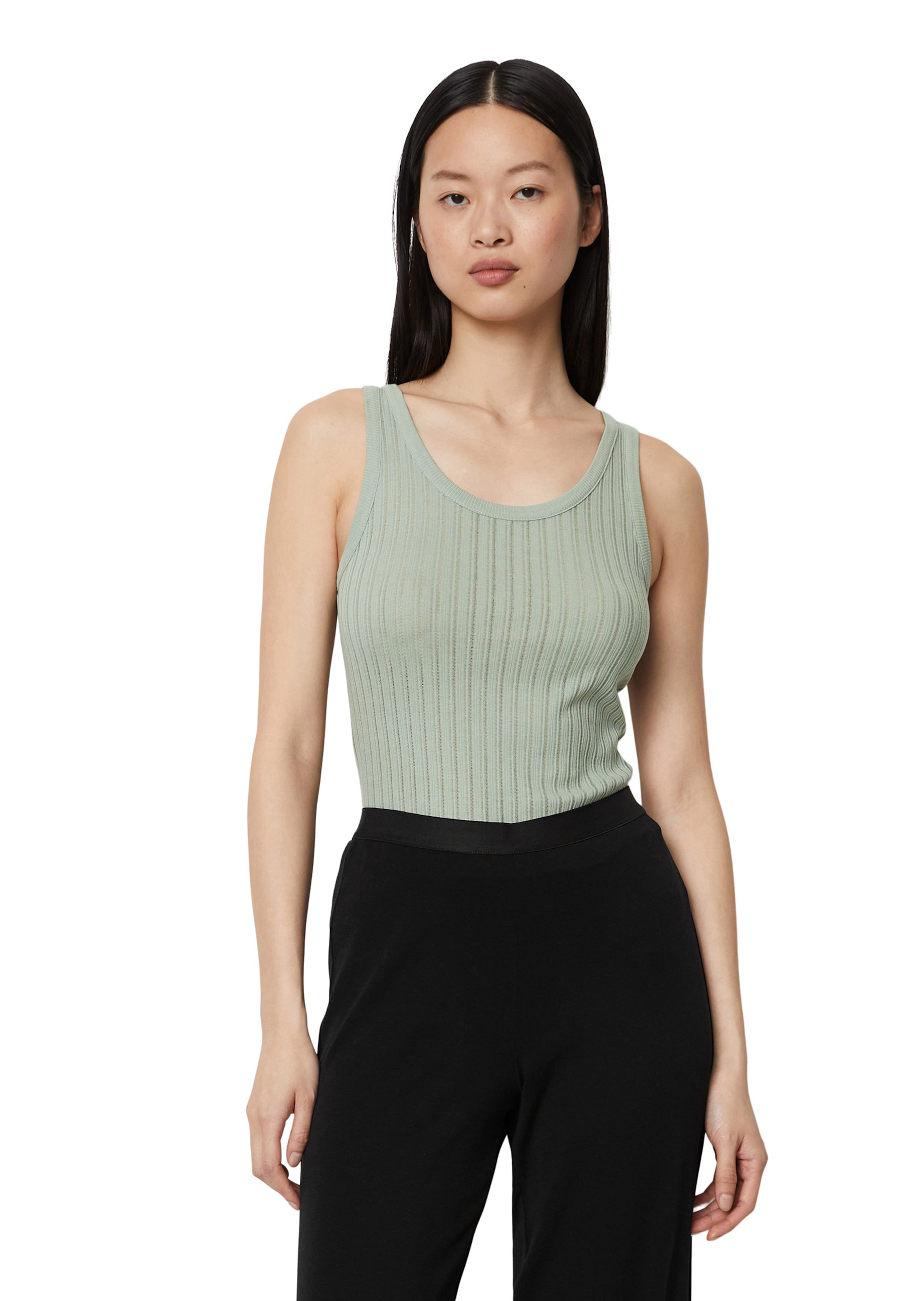 Marc O'Polo Top in Grün: Vorderseite