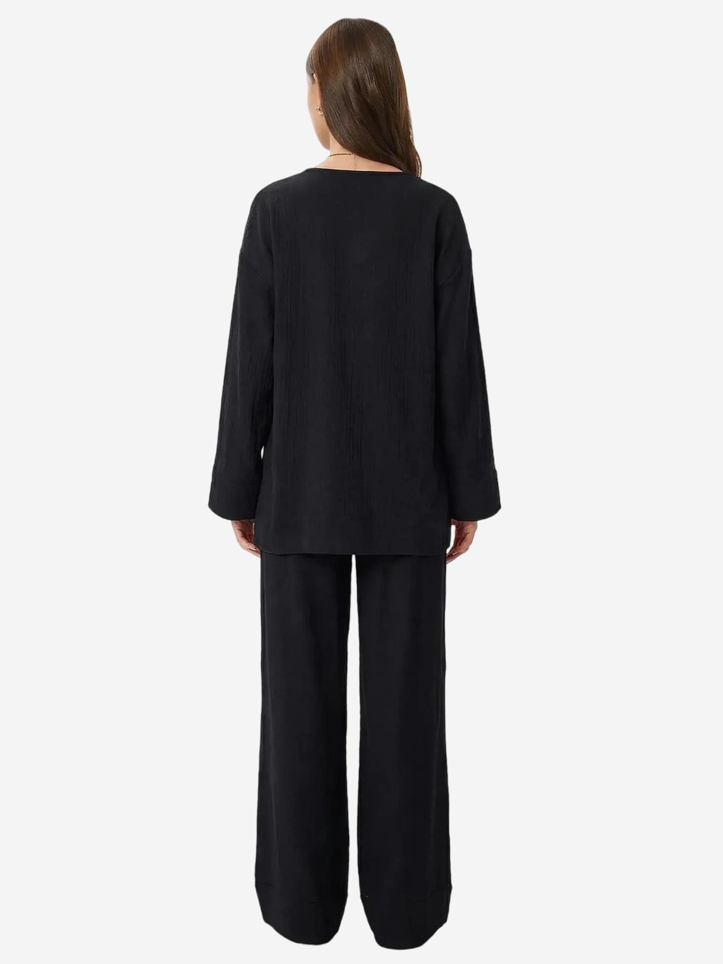 Pantalons de tailleur Happiness İstanbul en noir
