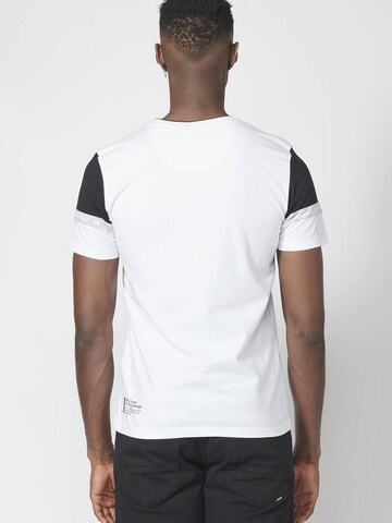KOROSHI T-Shirt in Weiß