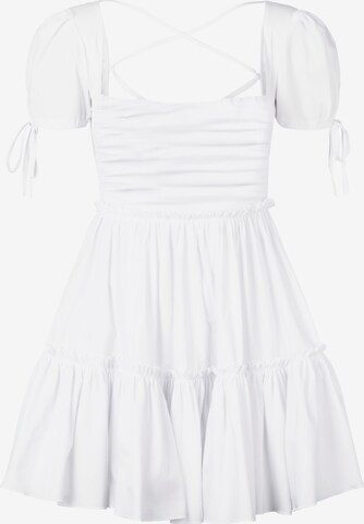OW Collection Šaty – bílá: přední strana