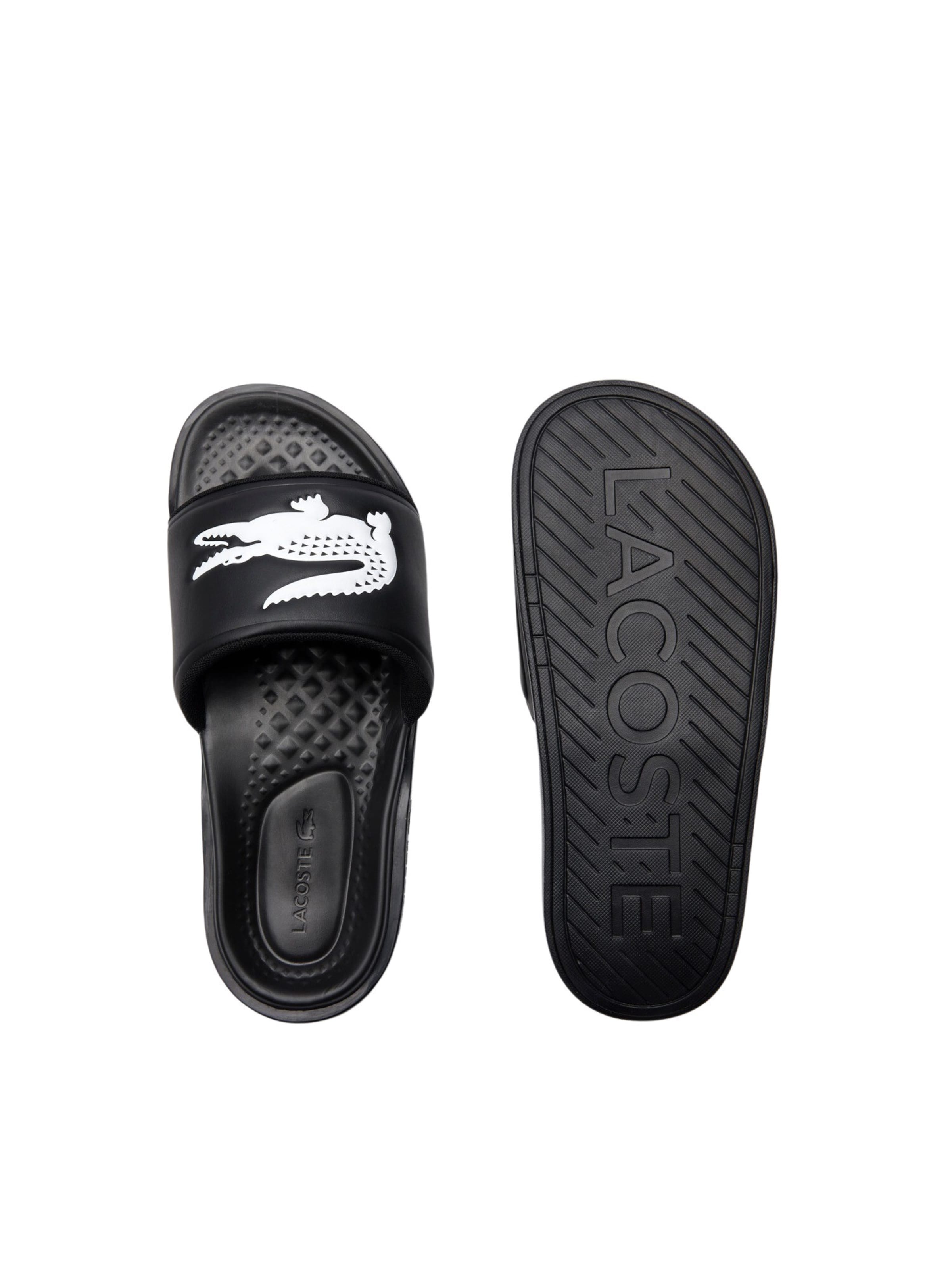 Mule 'Dualiste' LACOSTE en noir
