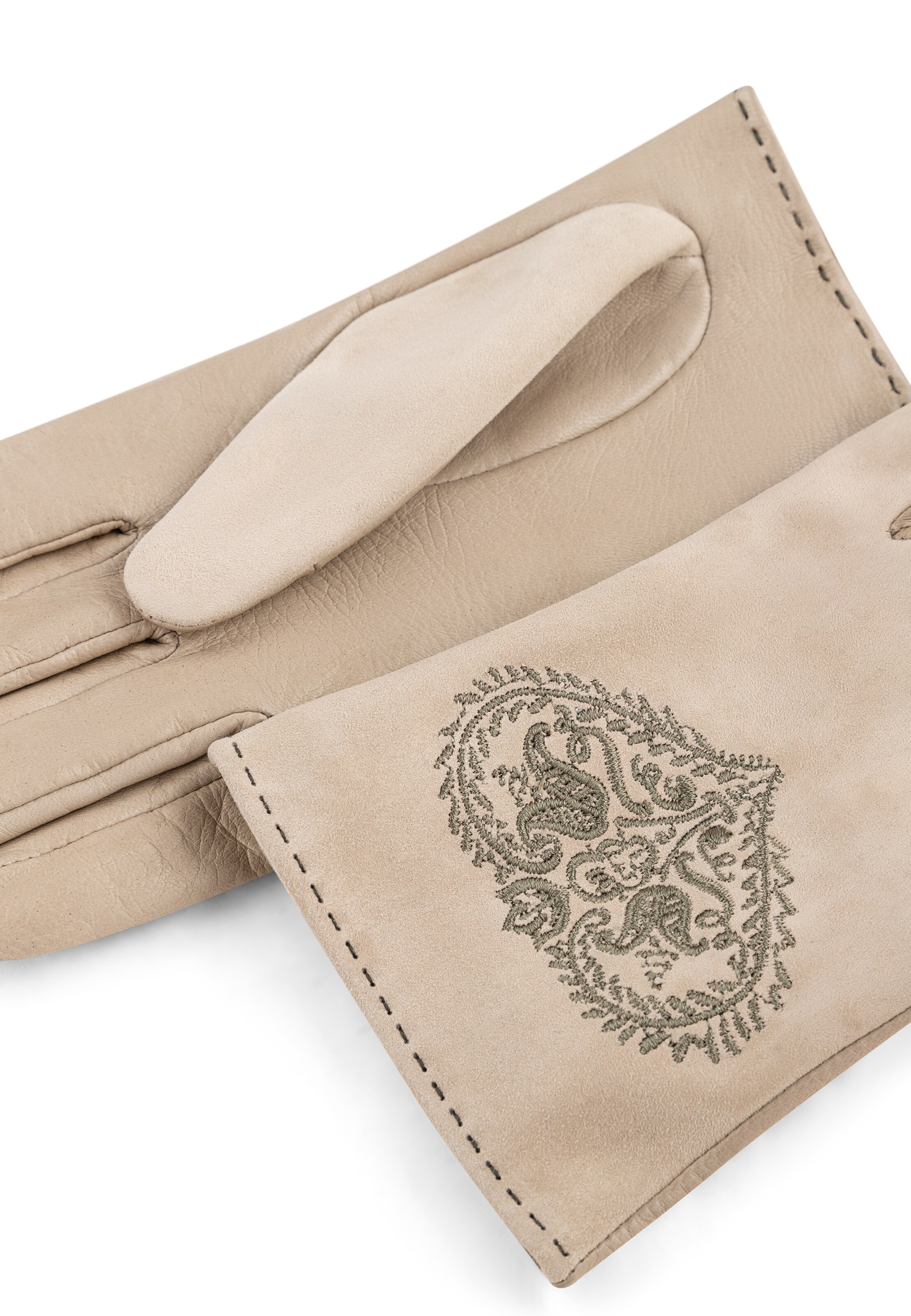 Roeckl Full Finger Gloves 'GITTI TOUCH' in Beige