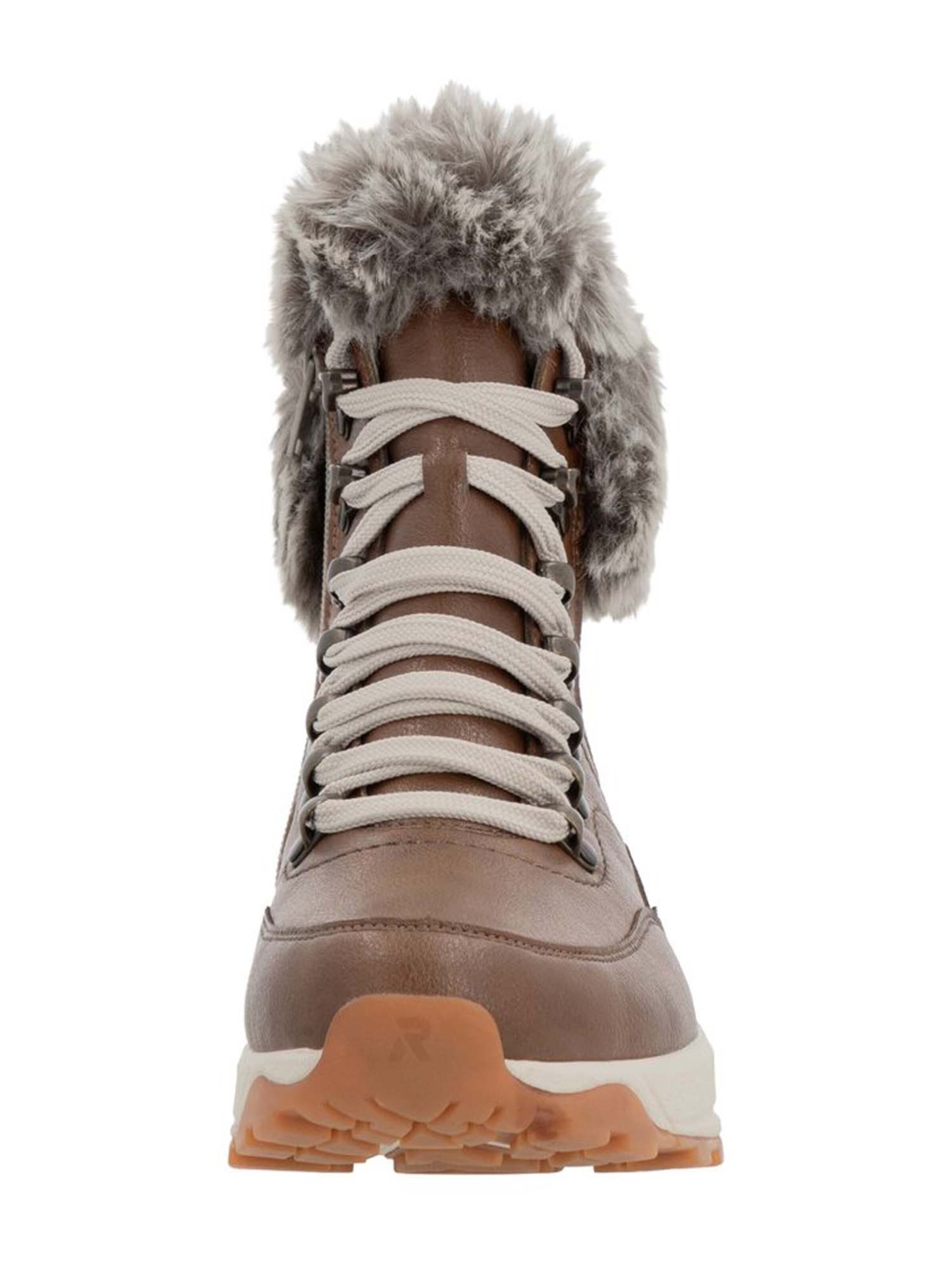 Bottines à lacets Rieker en marron