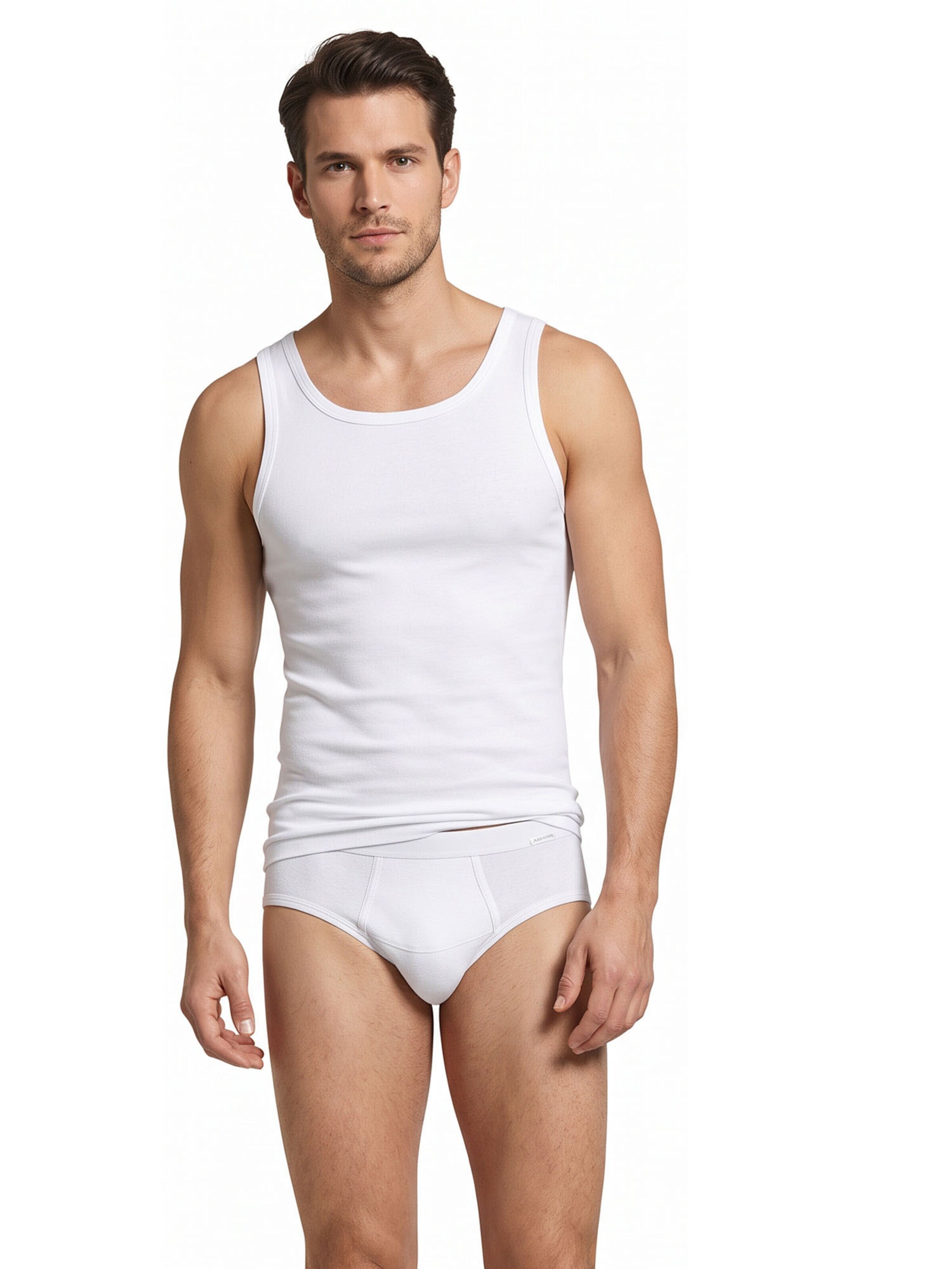 Ammann Slip 'Feinripp Premium'‌‌‌‌‌‌‌ in Weiß