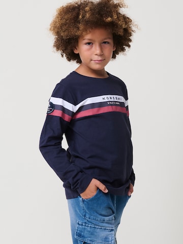 KOROSHI T-shirt i blå