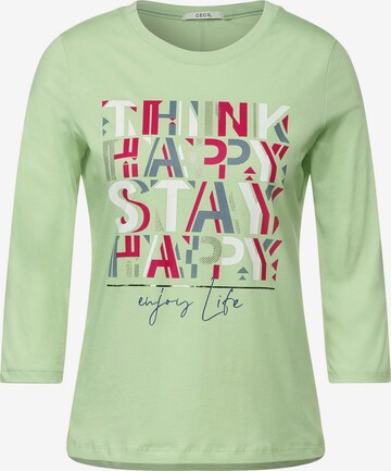 CECIL Shirt in Green: front