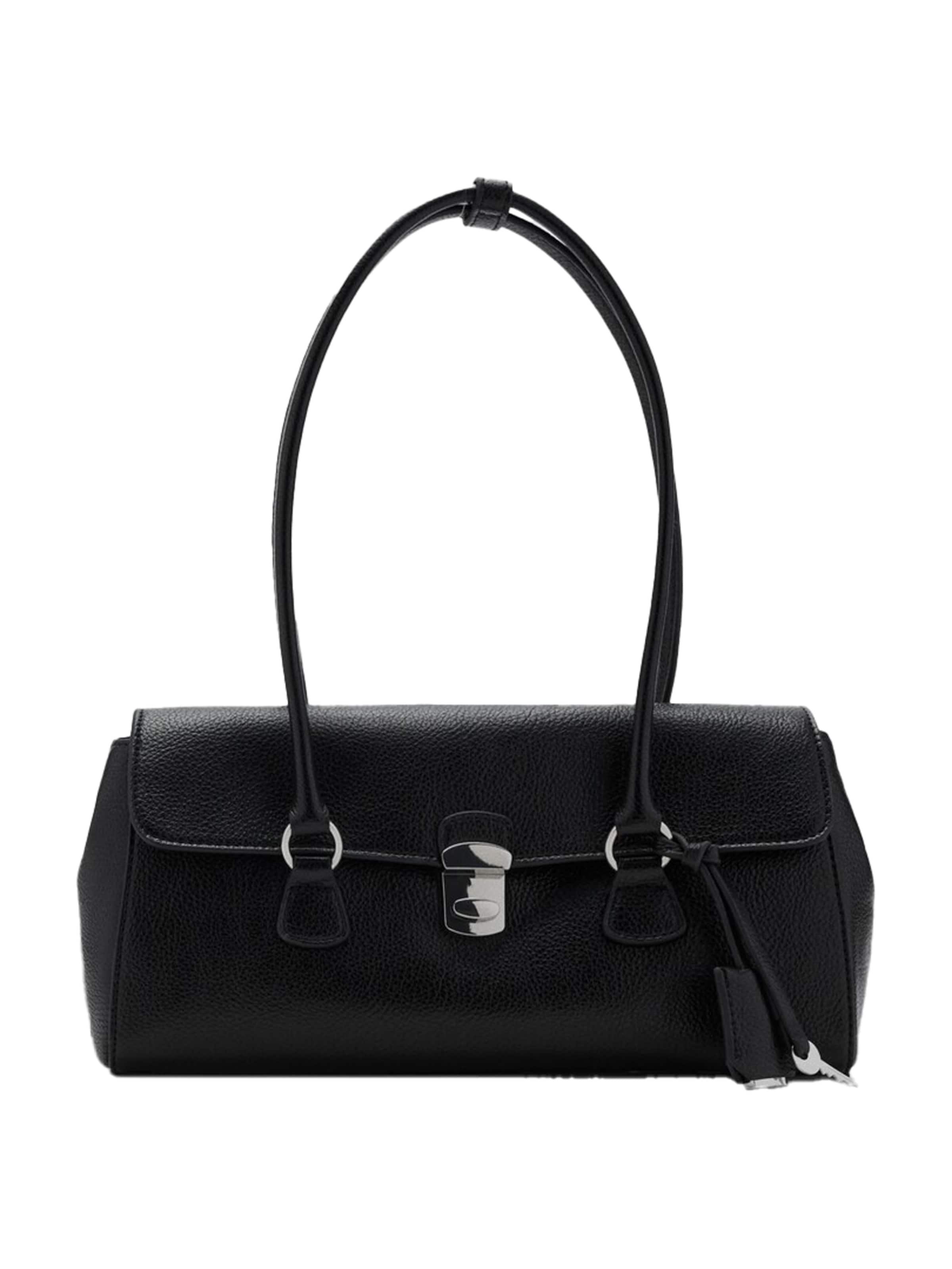 MANGO Чанта за през рамо 'SIENA' в черно: отпред