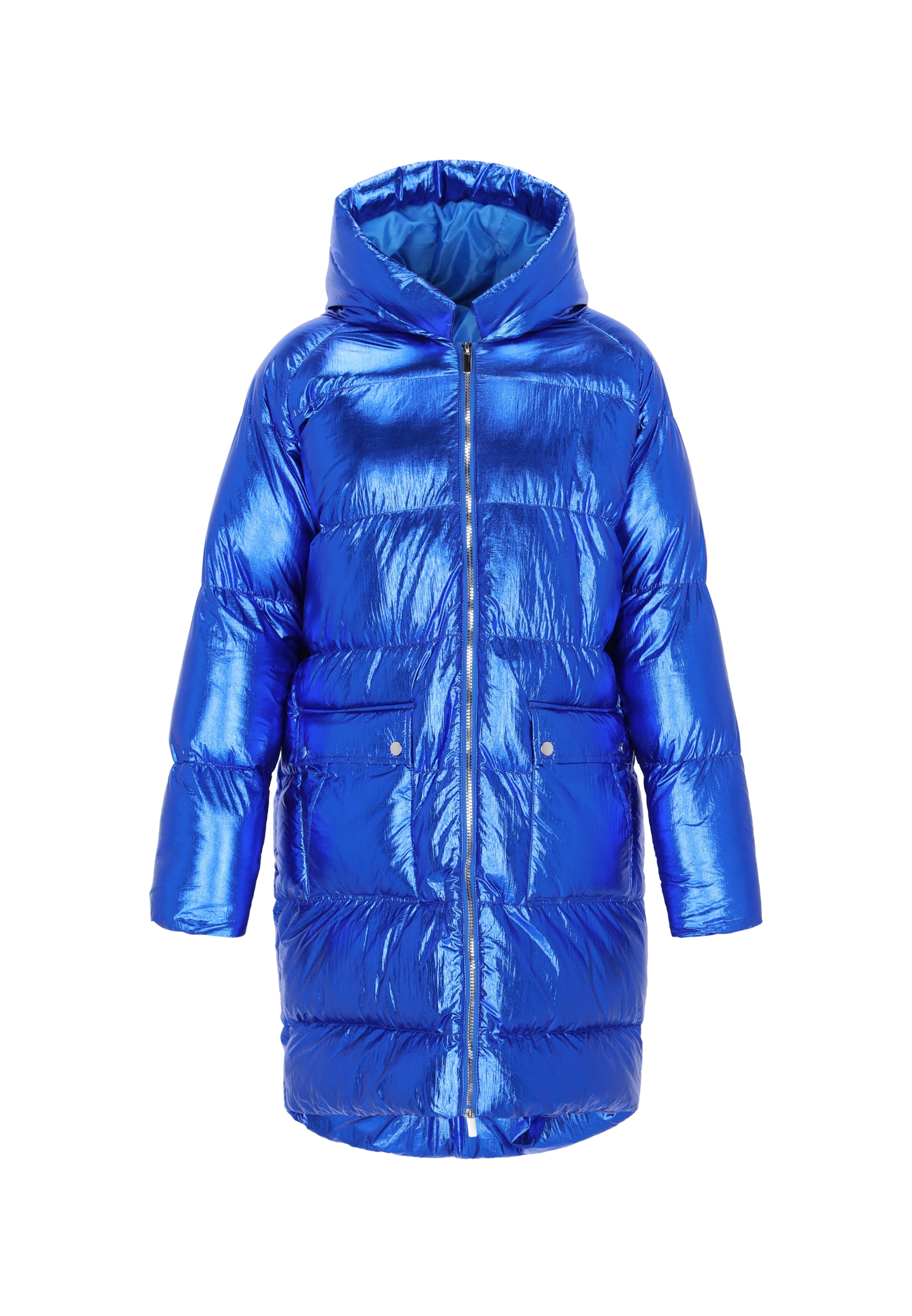 faina Zimski plašč | kraljevo modra barva, Prikaz izdelka