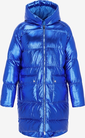 faina Płaszcz zimowy w kolorze niebieski: przód