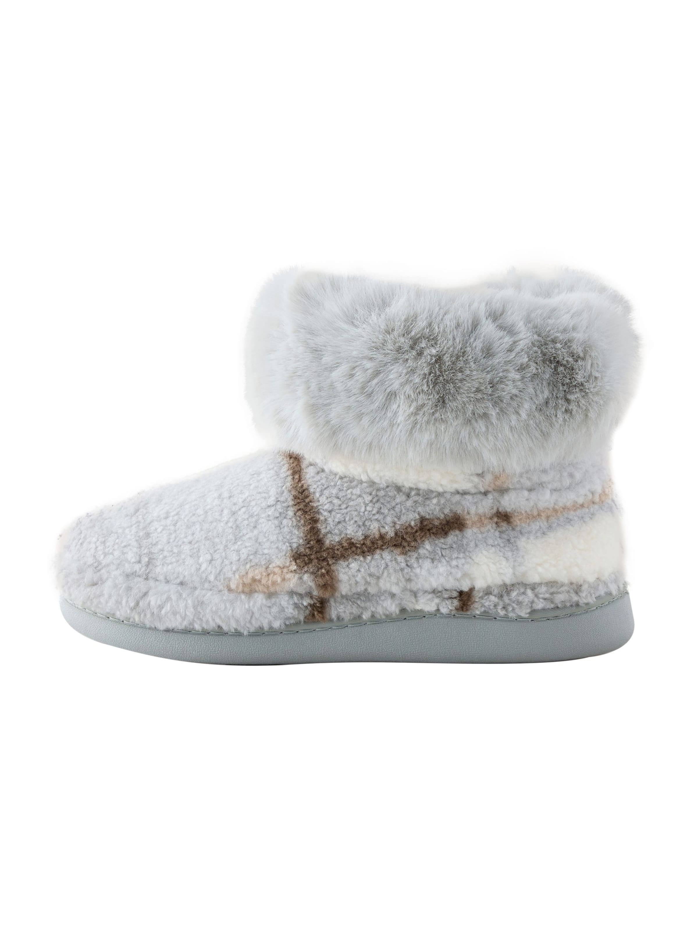 Next Slipper in Grey: front