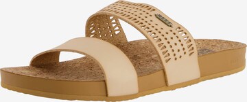 REEF Beach & Pool Shoes 'Cushion Vista Perf' in Beige: front