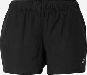 ASICS Обычный Спортивные штаны 'CORE 4IN' в Черный: спереди