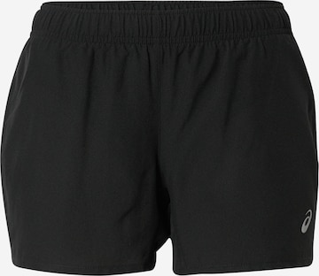 ASICS Regular Workout Pants 'CORE 4IN' in Black: front